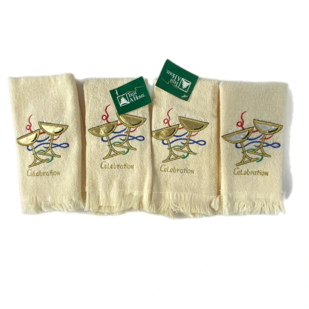 His & Hers Sonoma hand towels Celebration Hand Towels NWOT & NWT